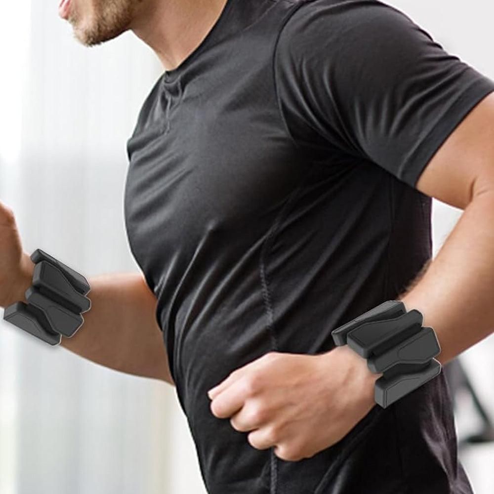 Black Adjustable Weighted Wrist Bands
