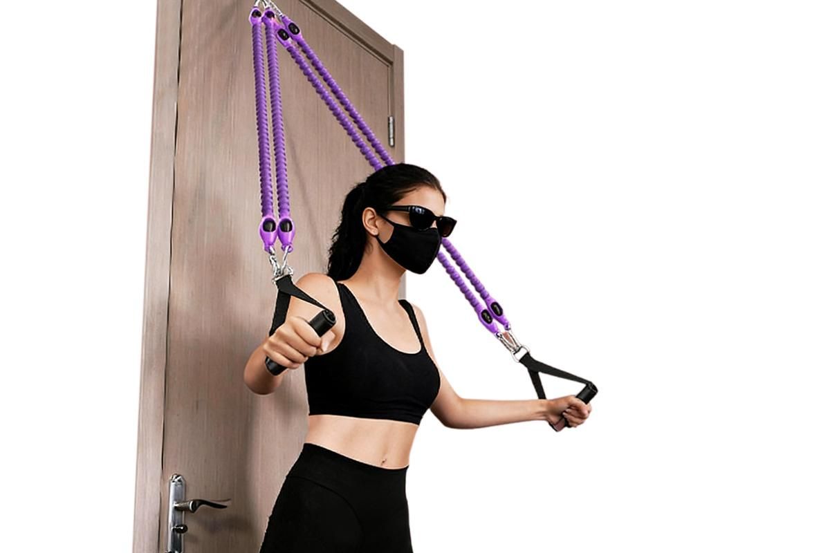 4-Tube Resistance Band Pedal Puller