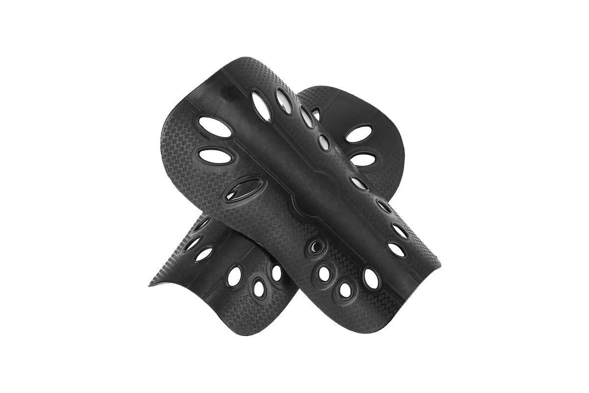 Breathable Soccer Shin Guards - Black