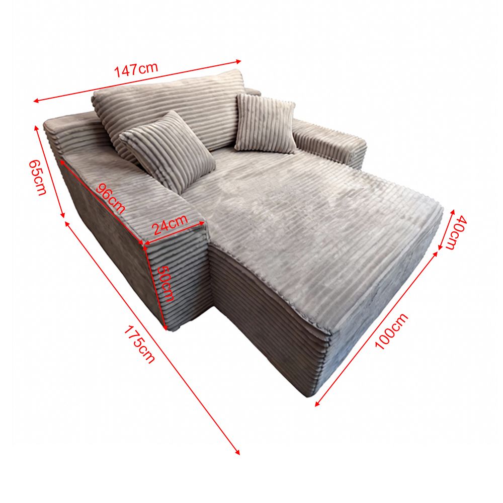 Modern Modular Sofa - Dark Grey