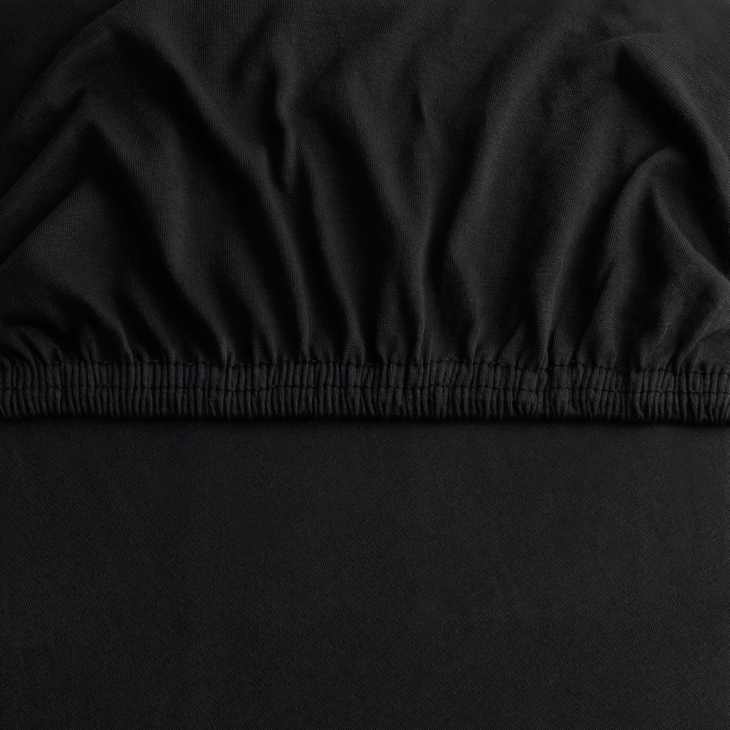 2 Piece Fitted Sheet Set - Black King Single