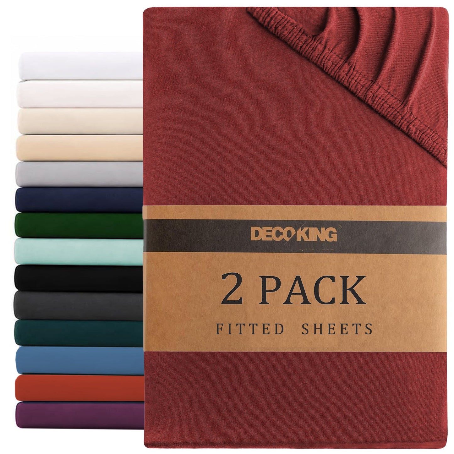 2 Piece Fitted Sheet Set - Red Queen