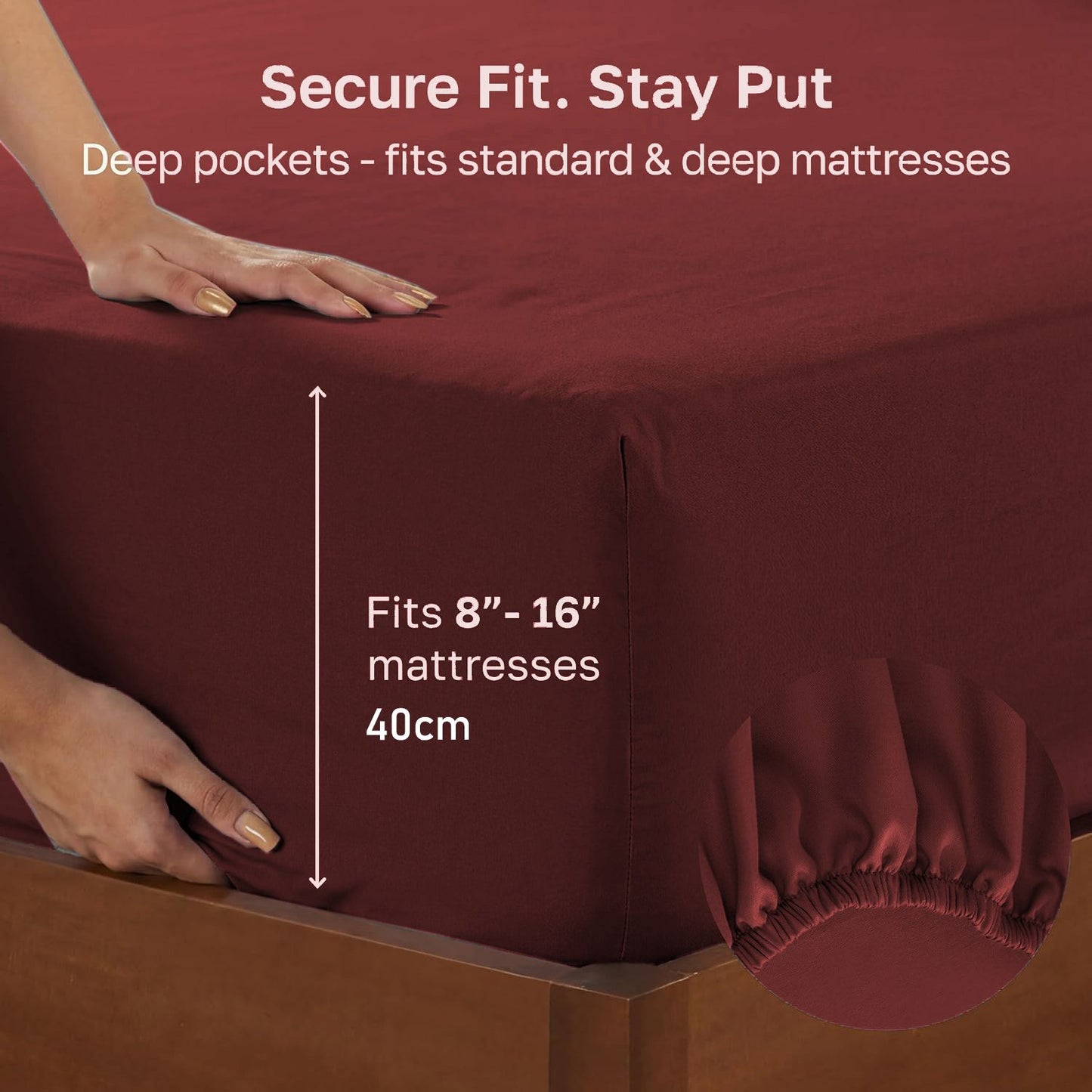2 Piece Fitted Sheet Set - Red Queen