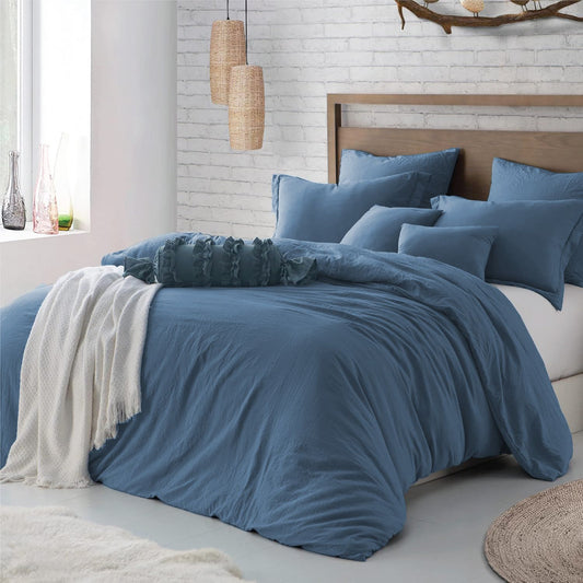 Microfibre Duvet Cover Set - Neutral - Super King