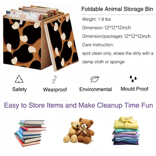 Collapsible Storage Bins - Patterned