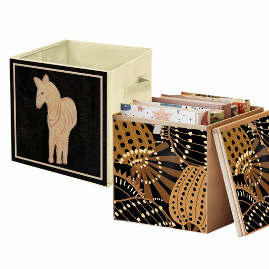 Collapsible Storage Bins - Patterned