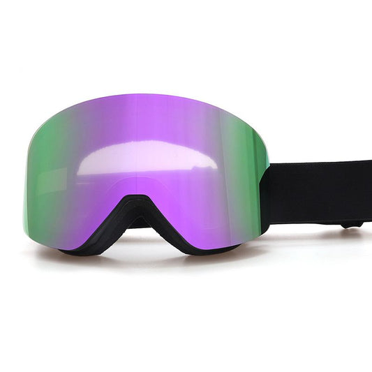 Magnetic Ski Goggles - purple