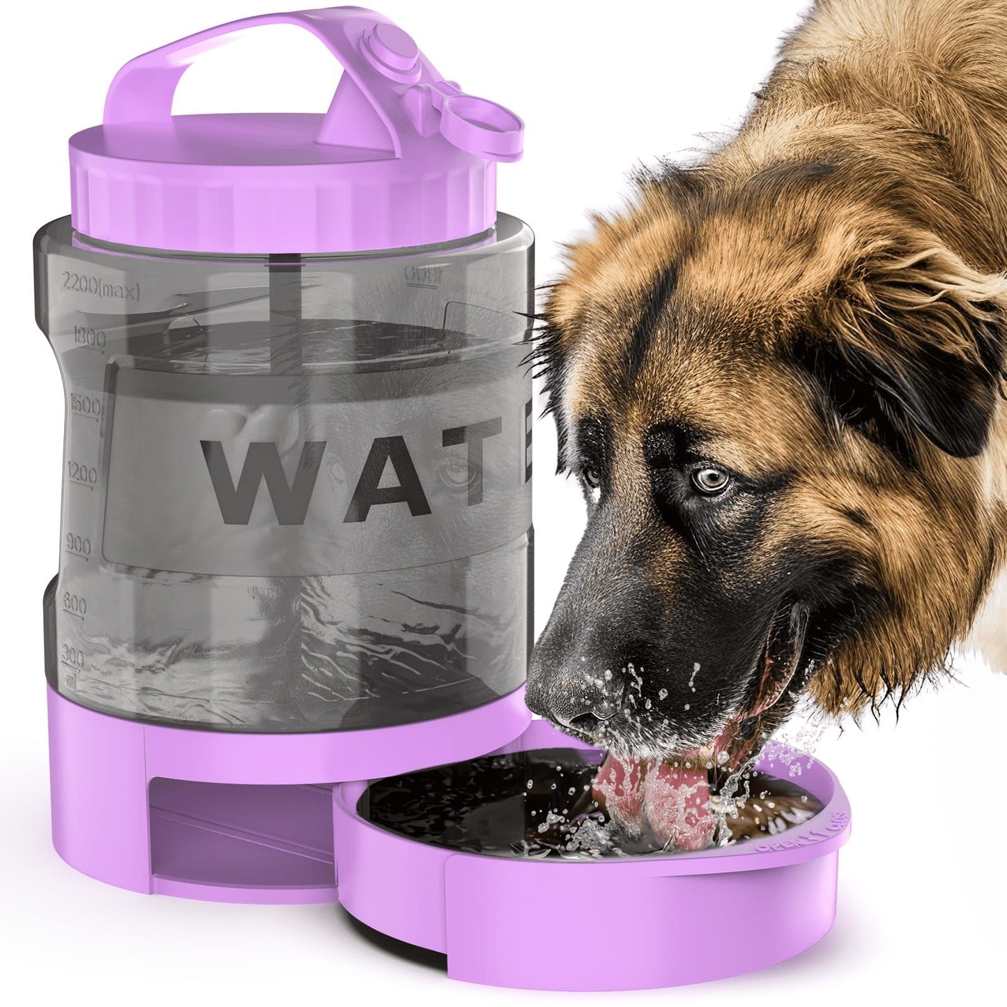 Portable Pet Water Bottle - Black