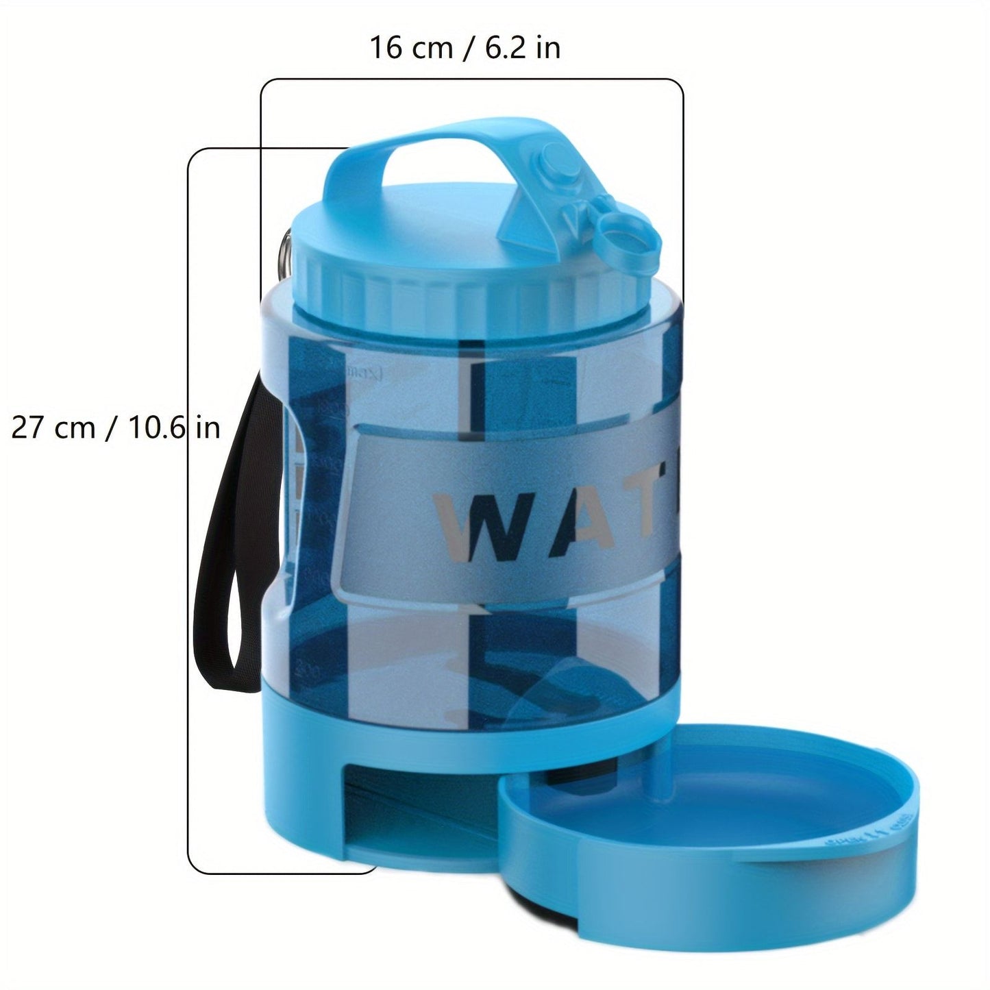 Portable Pet Water Bottle - Black