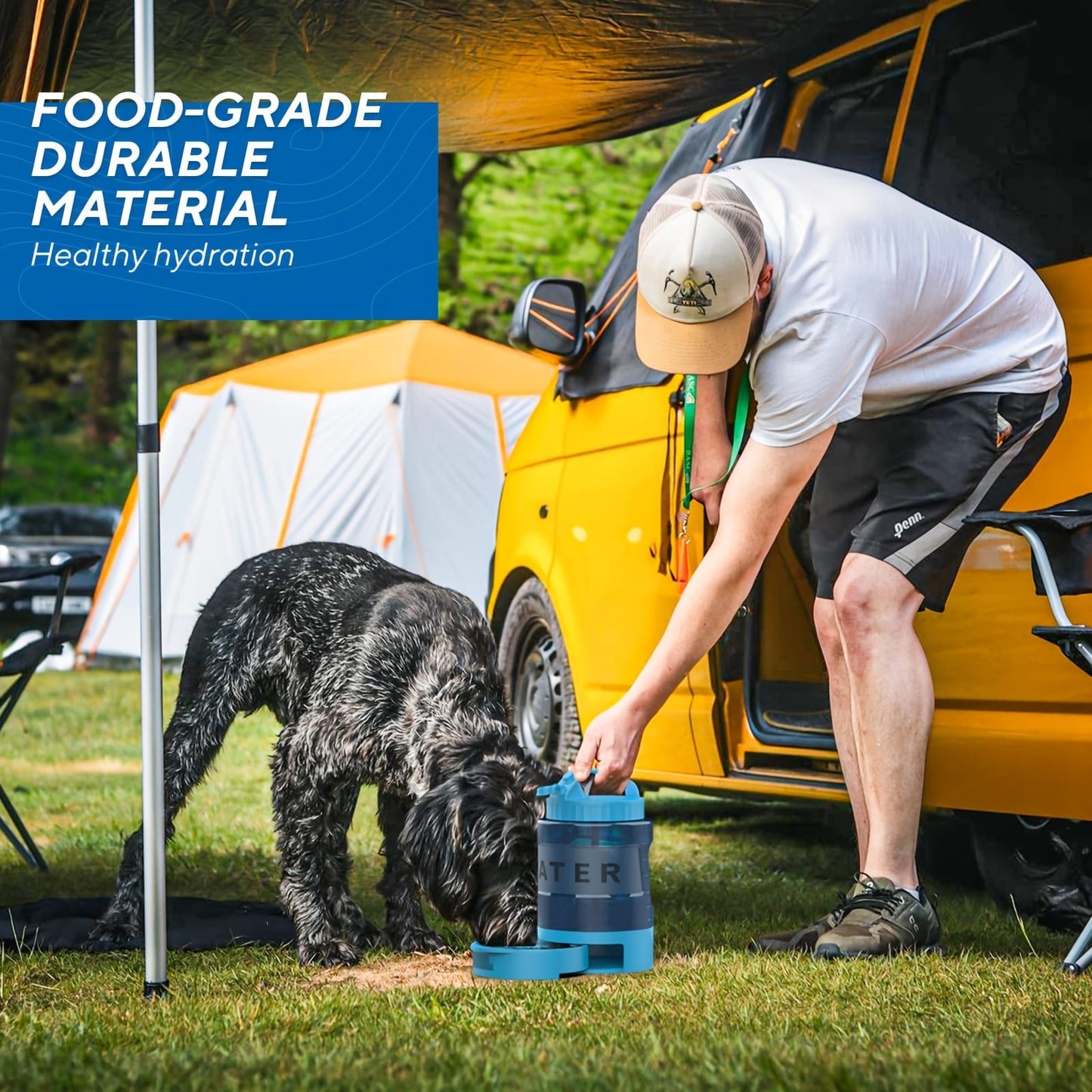 Portable Pet Water Bottle - Black