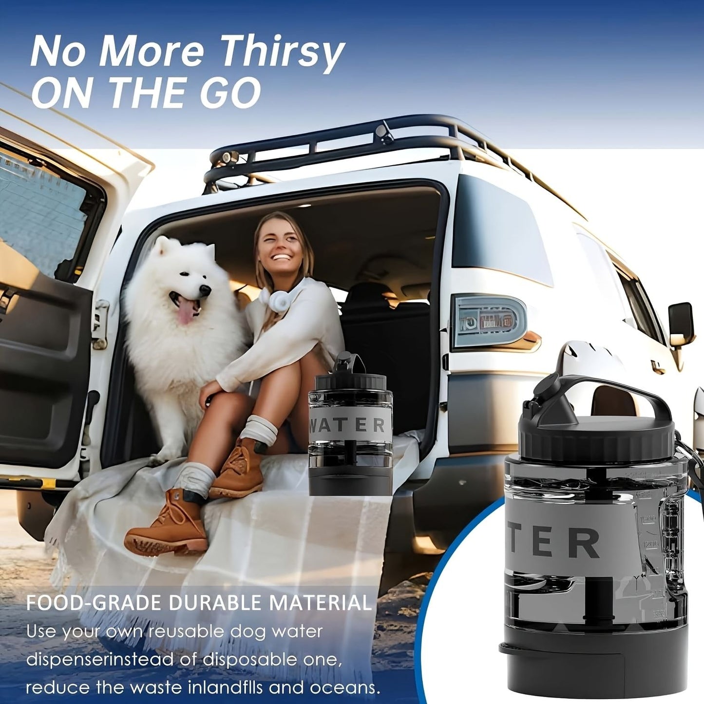 Portable Pet Water Bottle - Green