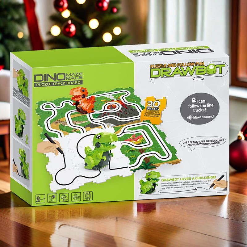 Dinosaur Maze Racing Toy - Green