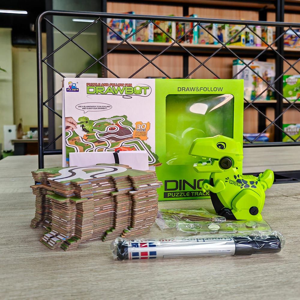 Dinosaur Maze Racing Toy - Green