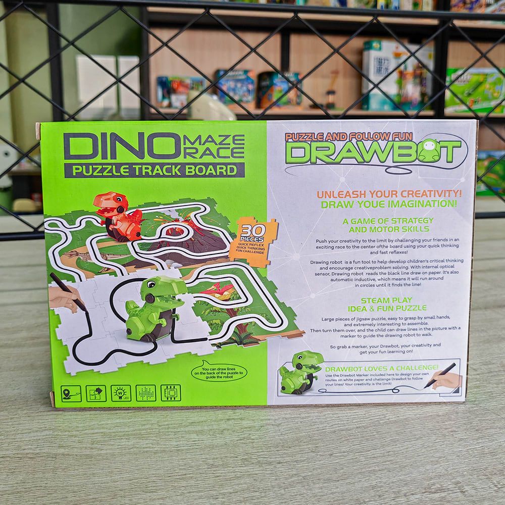 Dinosaur Maze Racing Toy - Green