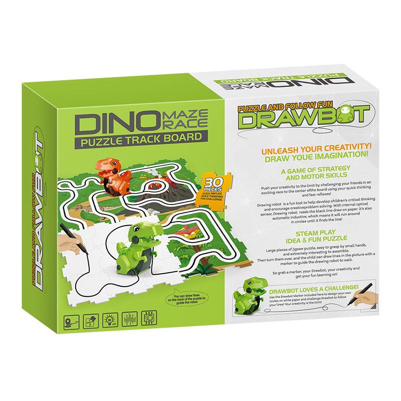Dinosaur Maze Racing Toy - Green