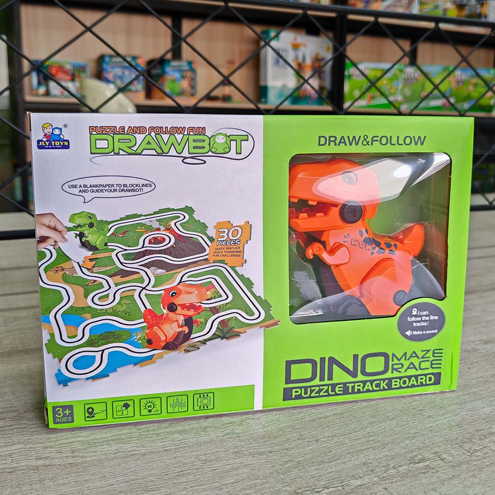 Dinosaur Maze Racing Toy - Green