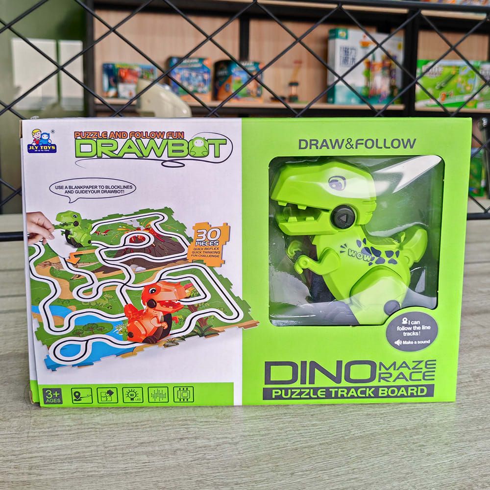 Dinosaur Maze Racing Toy - Green