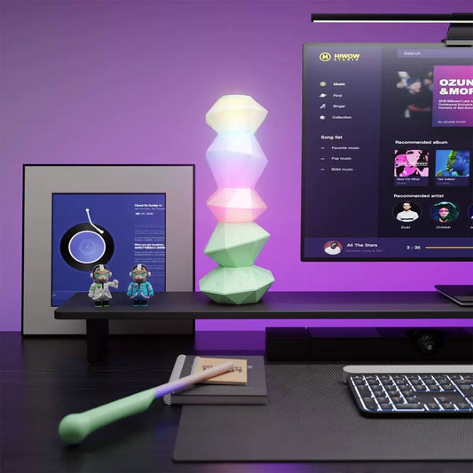 Magic Crystal RGB Bluetooth Speaker Lamp - green