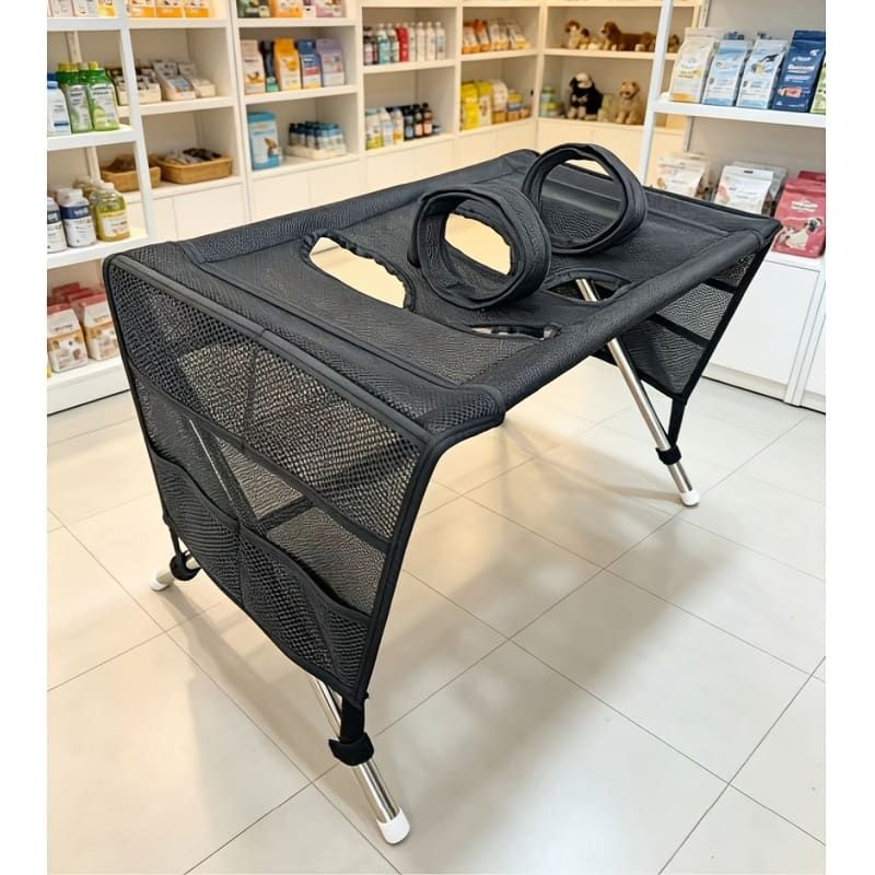 Foldable Pet Grooming Table - Beige