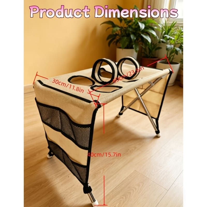 Foldable Pet Grooming Table - Beige