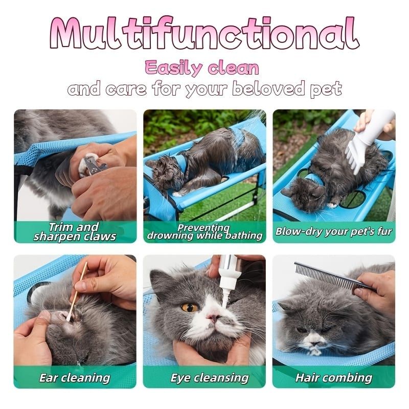 Foldable Pet Grooming Table - Beige