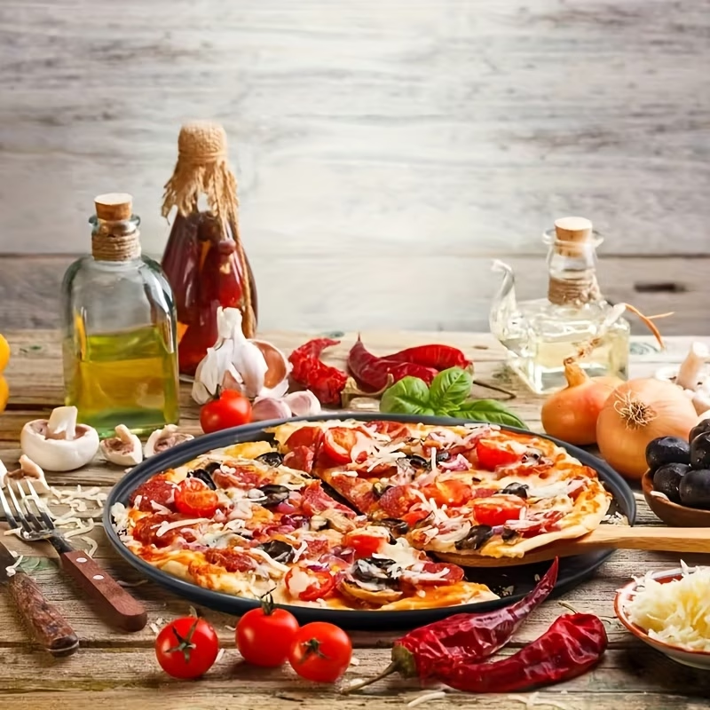 Non-Stick Pizza Baking Pans 2 Pack