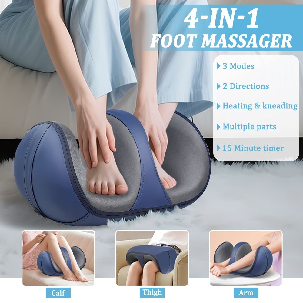 Electric Foot Massager - Blue