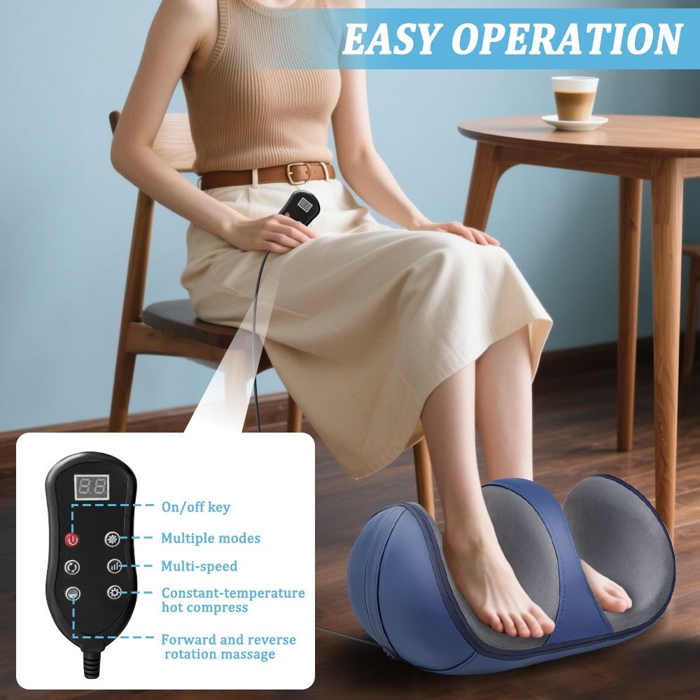 Electric Foot Massager - Blue