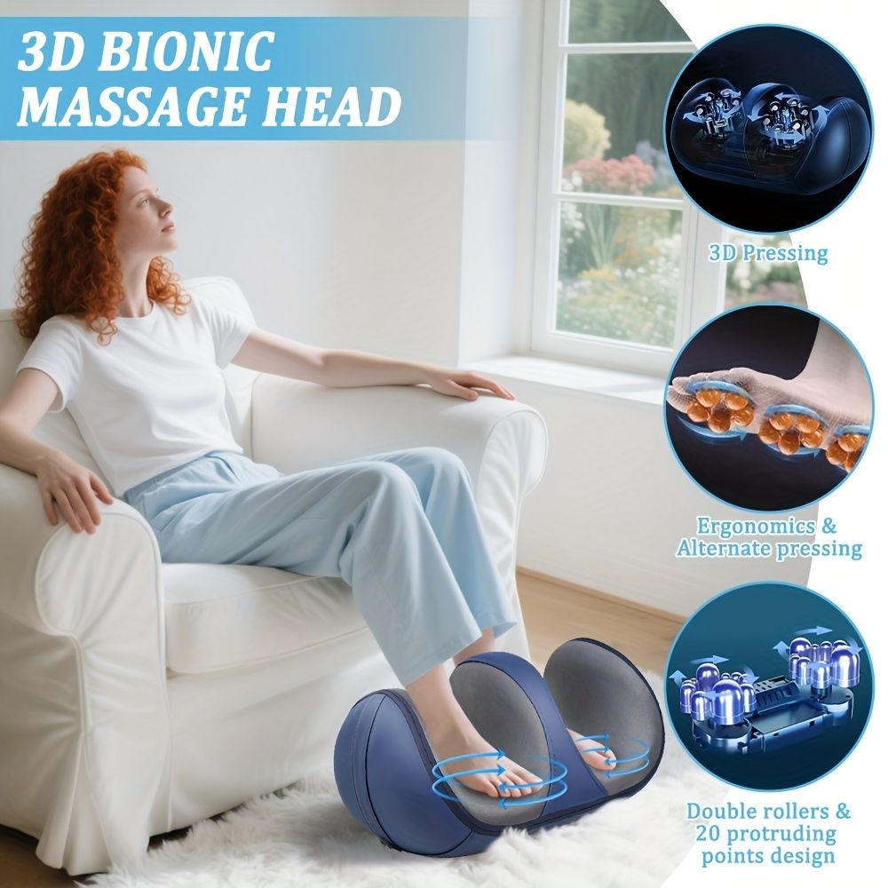 Electric Foot Massager - Blue