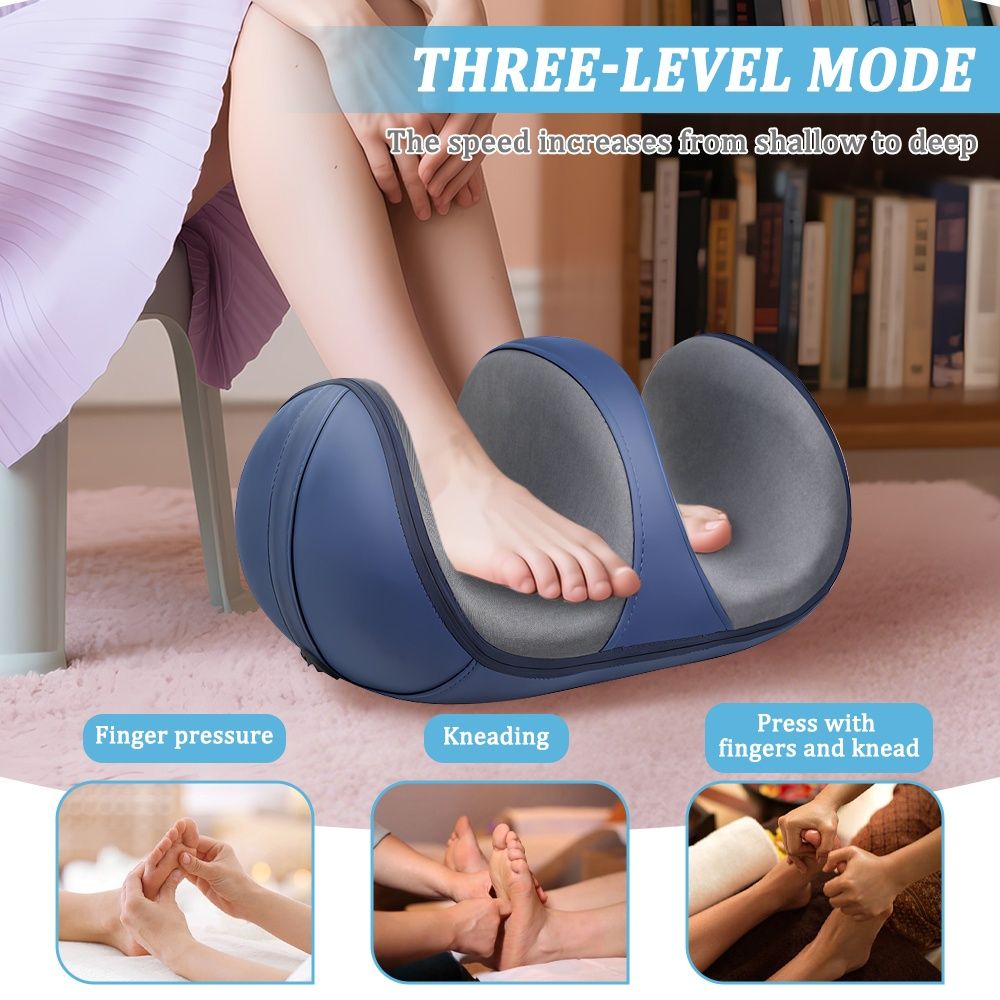 Electric Foot Massager - Blue