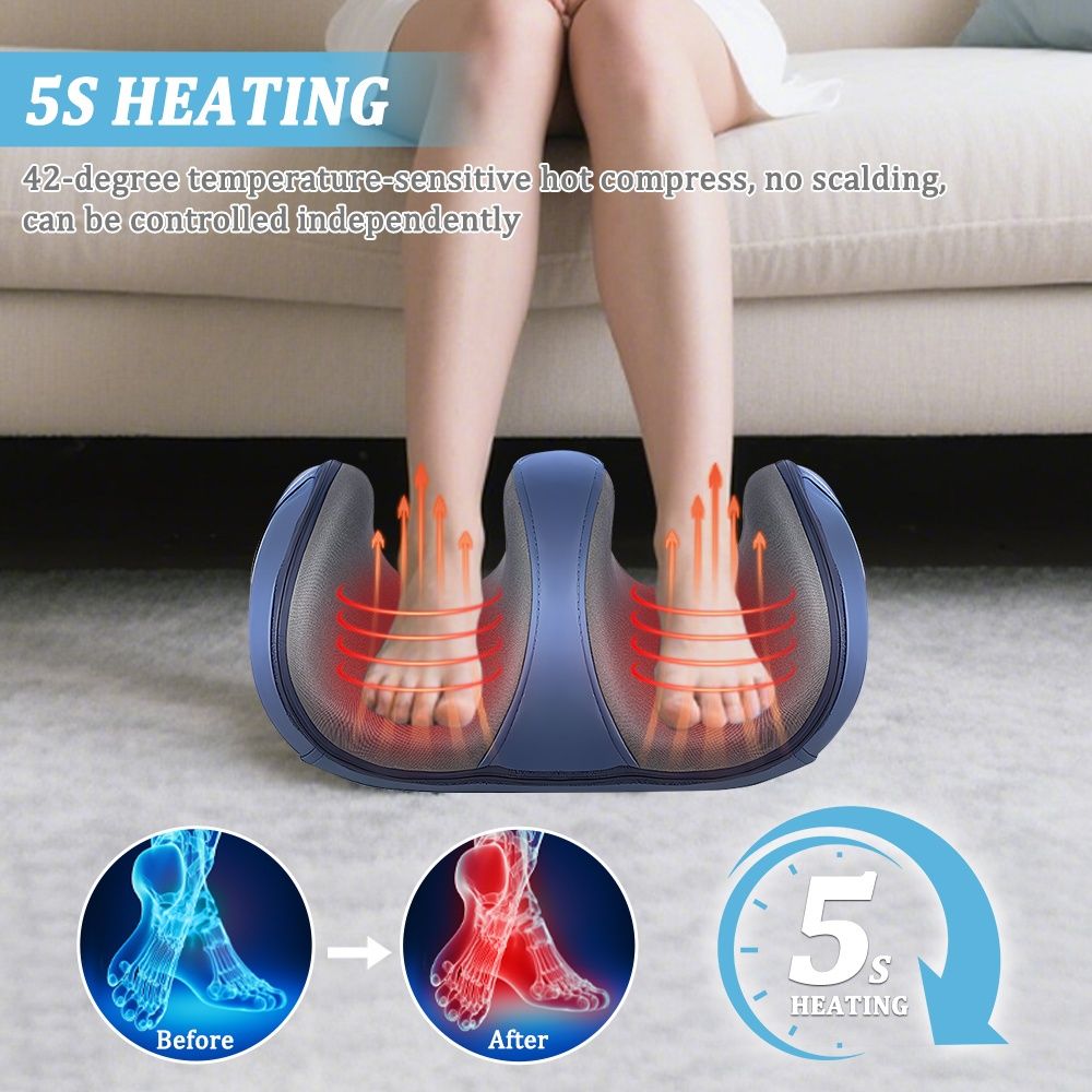 Electric Foot Massager - Blue