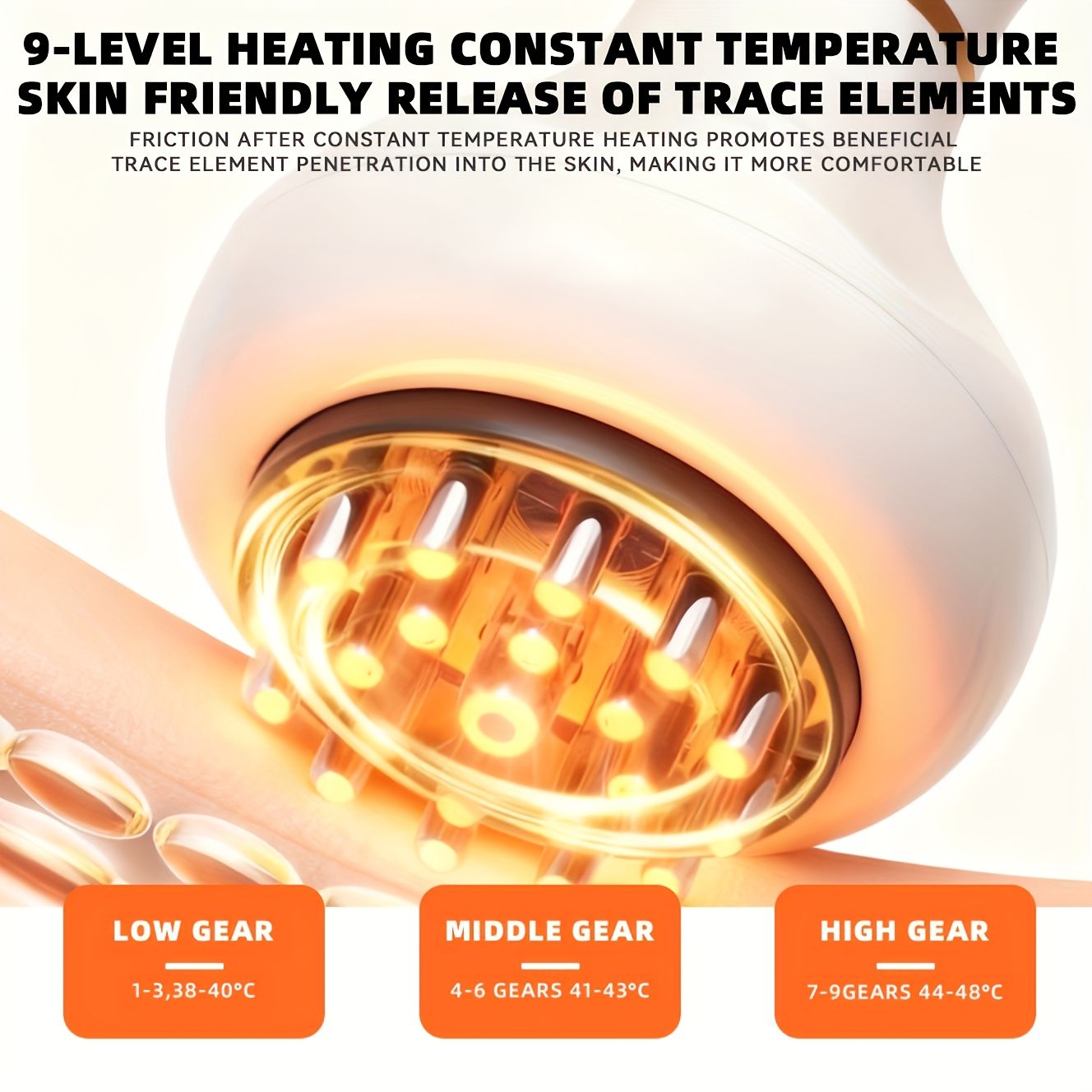 Heated Portable Body Massager - Grey