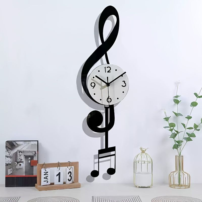 Treble Clef Wall Clock