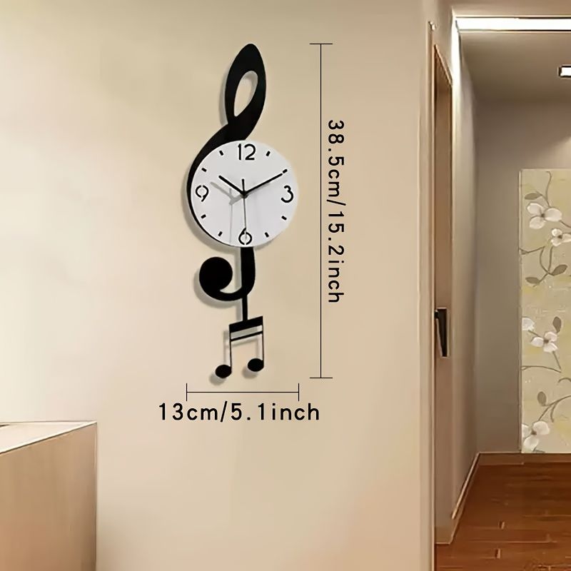 Treble Clef Wall Clock