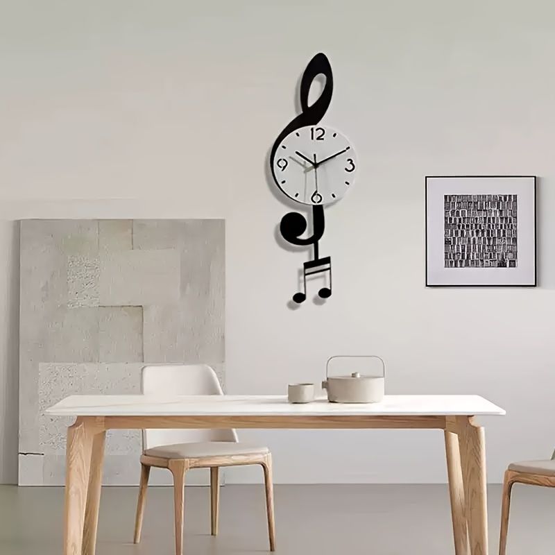 Treble Clef Wall Clock