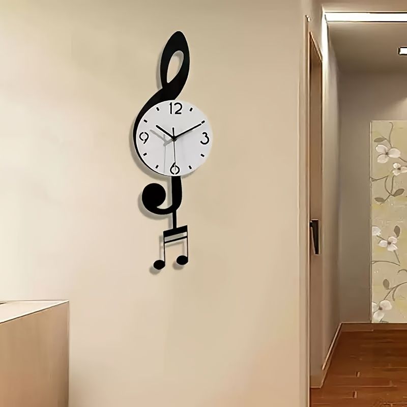 Treble Clef Wall Clock
