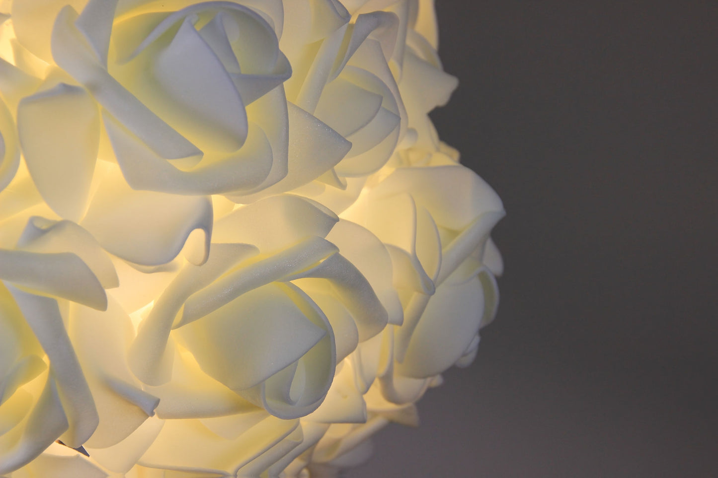 Rose-Shaped Table Night Light - Gold