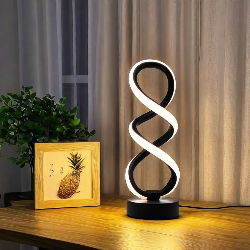 Spiral Desk Lamps Set of 2