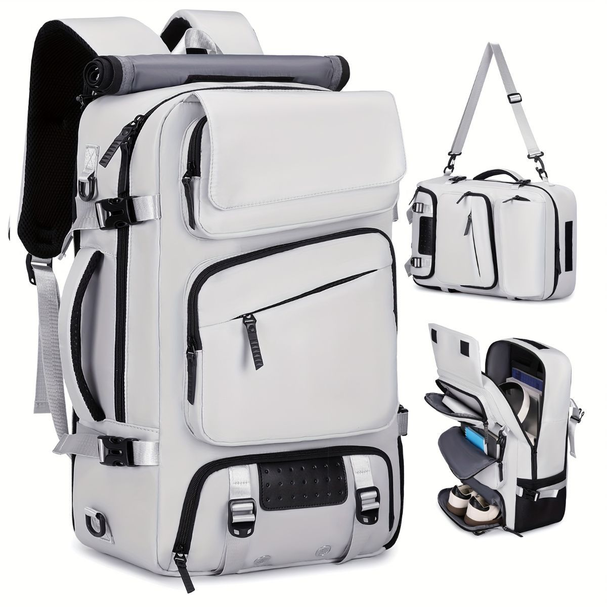 Convertible Travel Backpack - Black M