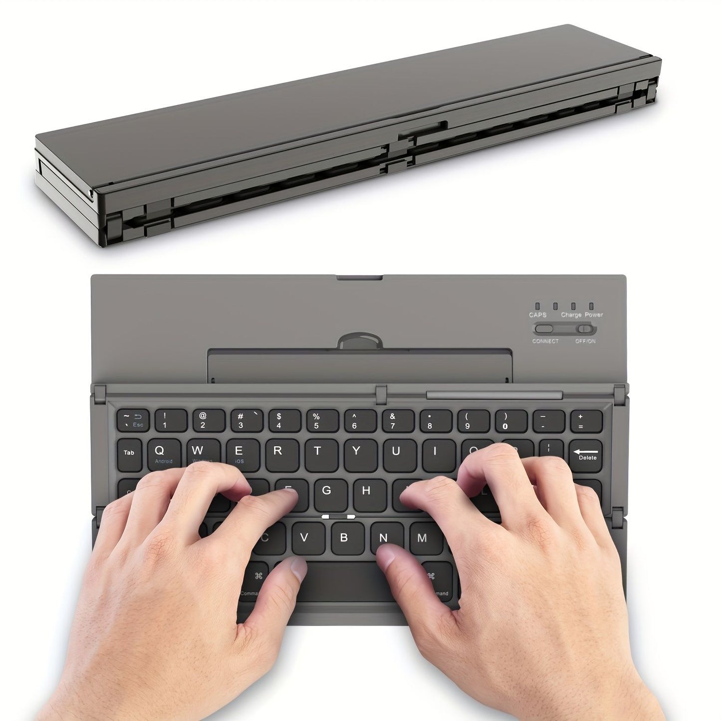 Foldable Wireless Keyboard - Black