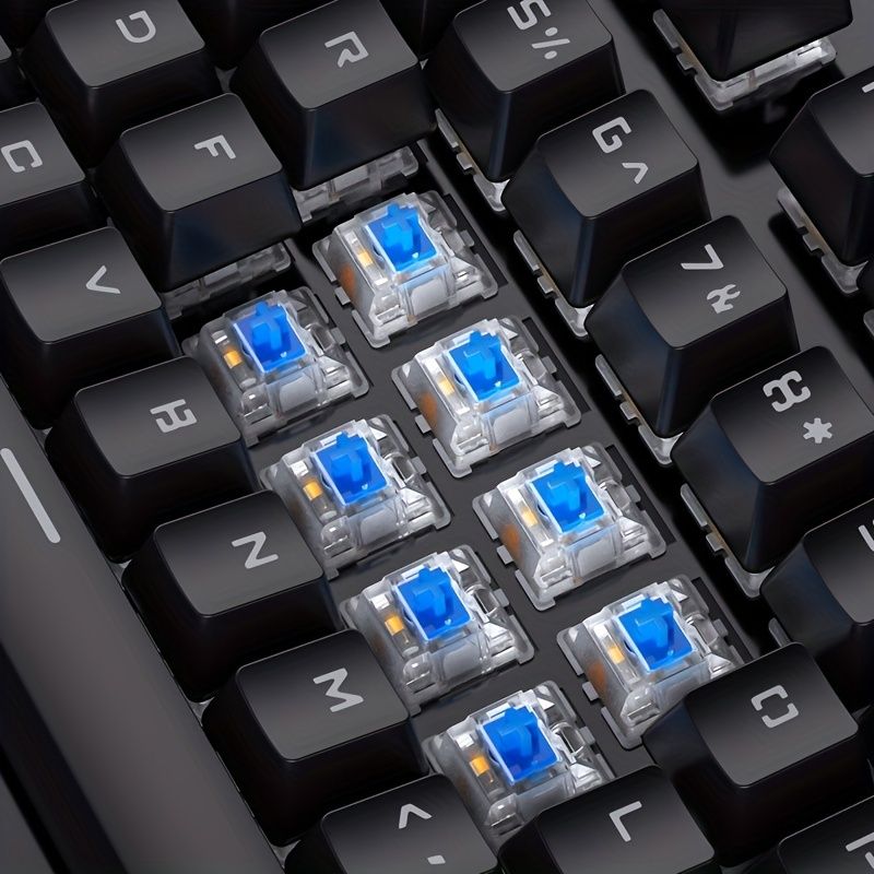 RGB Mechanical Keyboard - Black Magenta