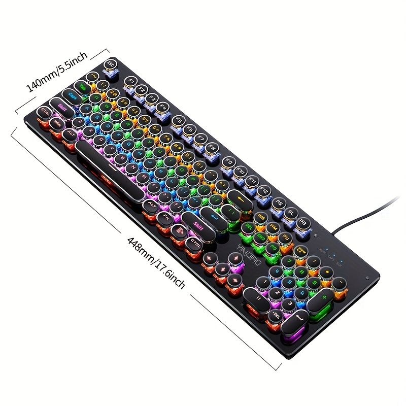 RGB Mechanical Keyboard - Black Magenta
