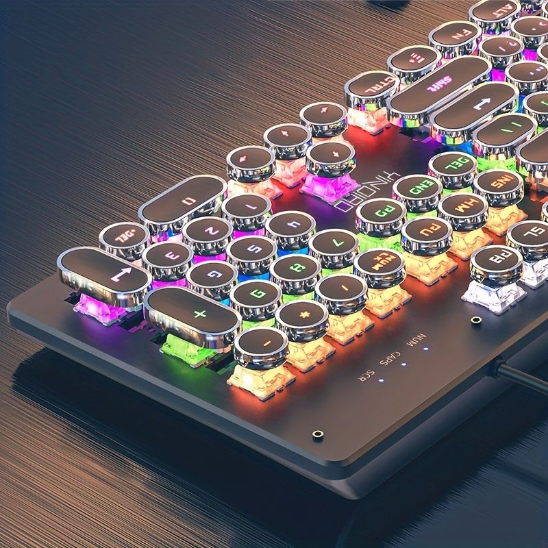 RGB Mechanical Keyboard - Black Magenta
