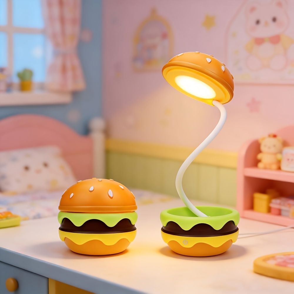 Burger-Shaped Rechargeable Night Light