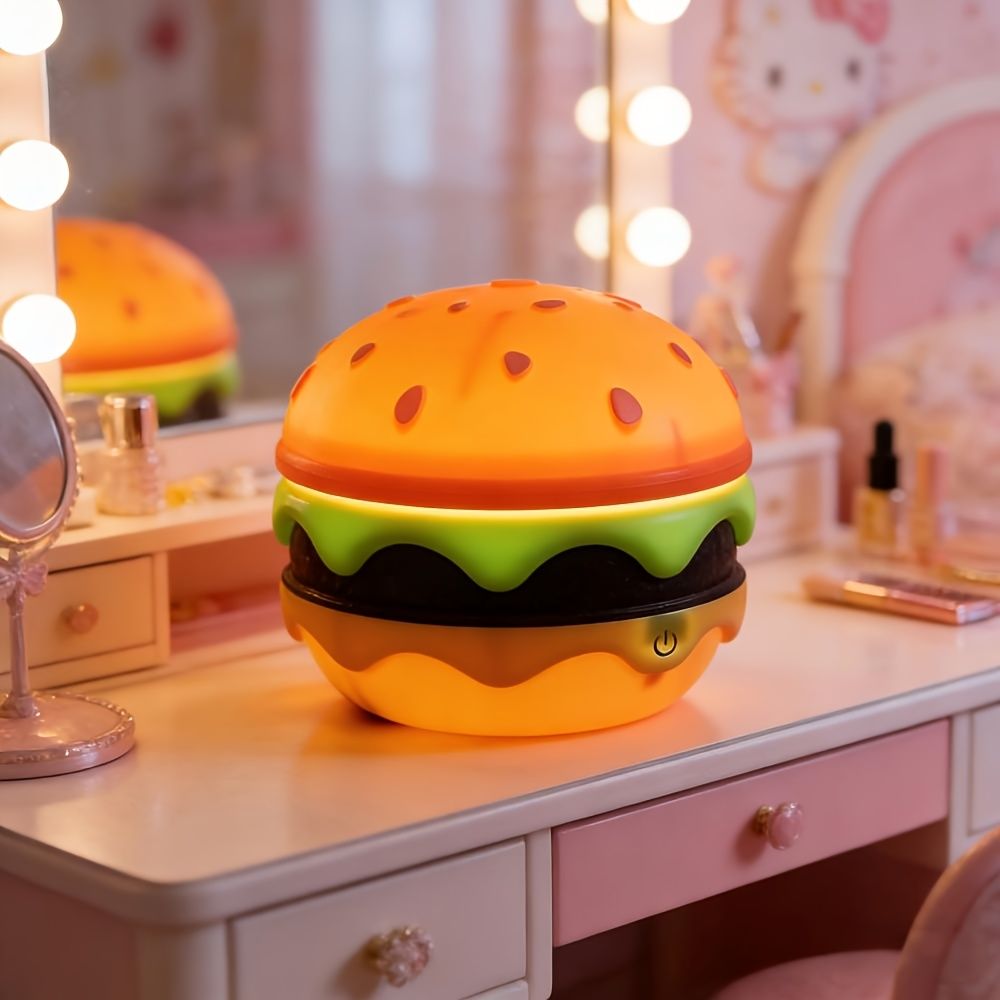 Burger-Shaped Rechargeable Night Light
