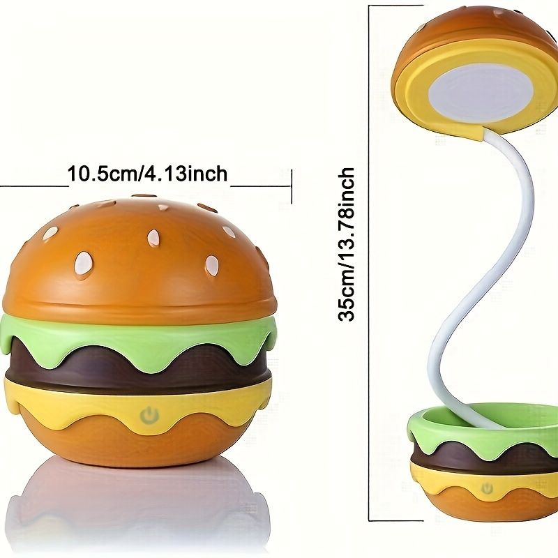 Burger-Shaped Rechargeable Night Light