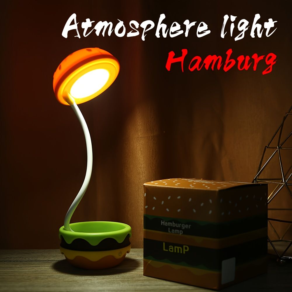 Burger-Shaped Rechargeable Night Light
