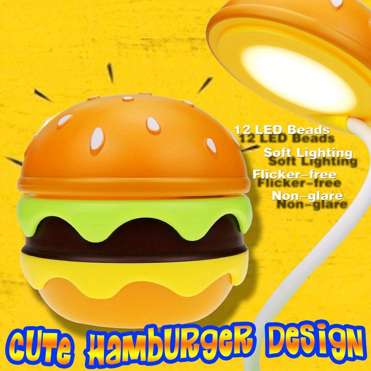 Burger-Shaped Rechargeable Night Light
