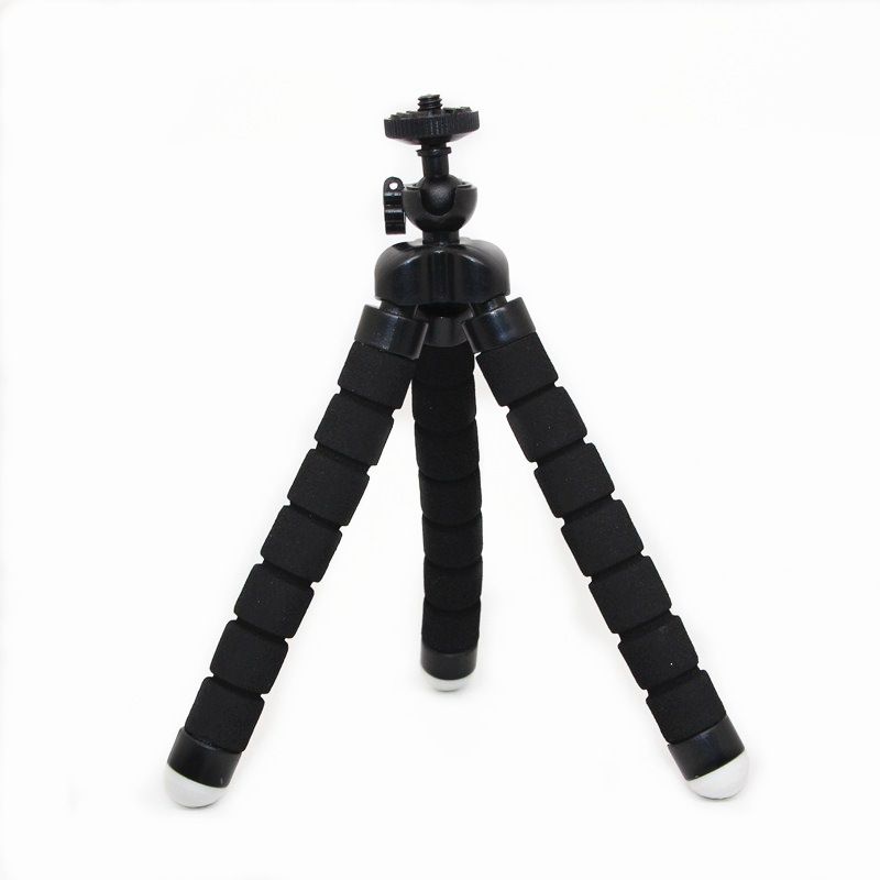 Phone Mini Tripod,Premium Flexible Mobile Phone Tripod Stand Compatible with Samsung , Small Digital Camera, Black