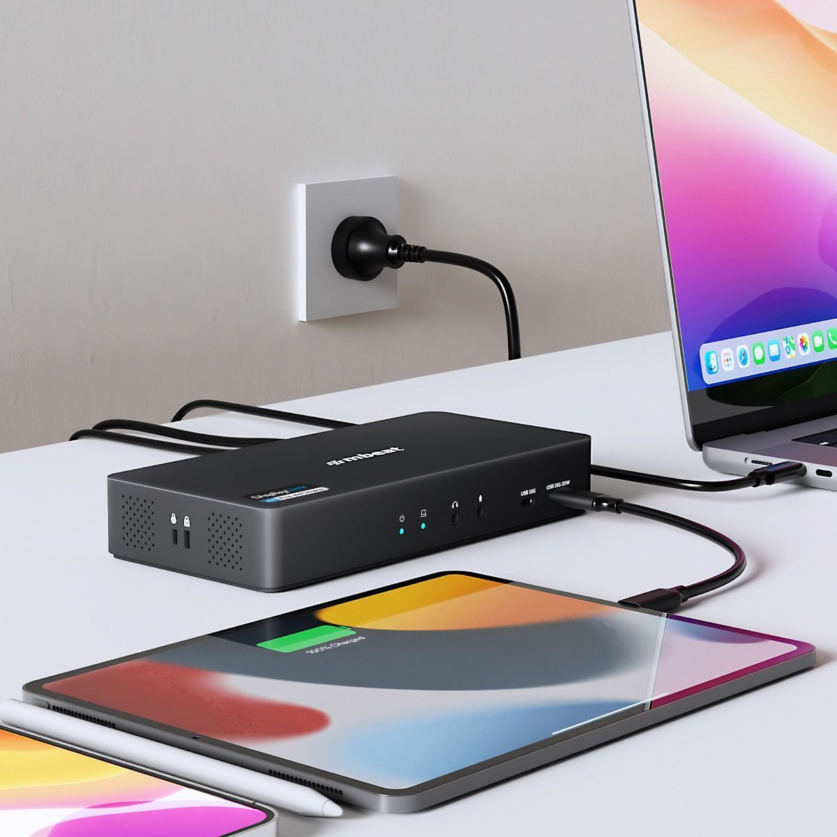 mbeat USB-C Triple 4K DisplayLink Docking Station